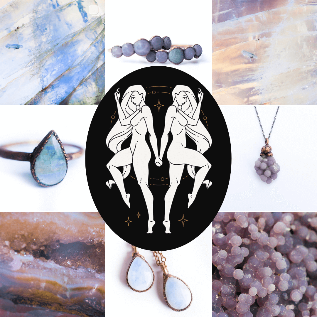 Gemini birthstone earrings clearance