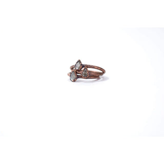 HAWKHOUSE BIRTHSTONE JEWELRY Faceted aquamarine ring | March Birthstone Ring