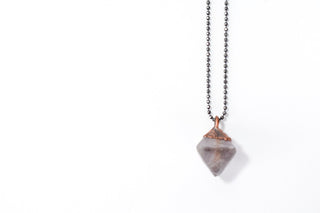 Raw fluorite necklace | Rough fluorite jewelry