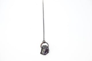 SALE Amethyst crystal necklace | February Birthstone Necklace