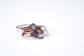 SALE opal ring | Rough opal ring