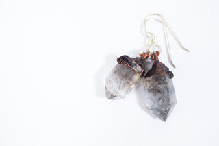 SALE Raw crystal earrings | Quartz crystal earrings
