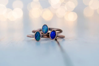 SALE Opal ring | Raw mineral ring