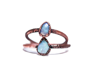 Teardrop opal ring | Australian Opal
