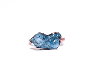 SALE Aquamarine Ring | Raw Aquamarine Jewelry