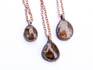 Agate necklace | Mexican Fire Agate necklace