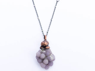 Grape Agate necklace | Agate jewelry