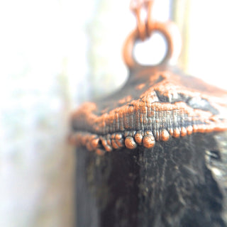 SALE Tourmaline crystal necklace | Raw tourmaline necklace