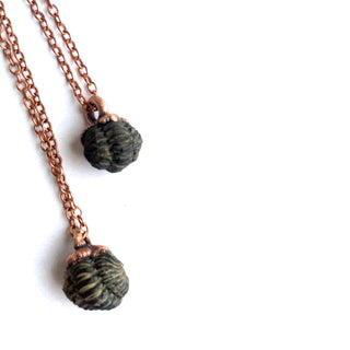 Trilobite fossil necklace | Raw fossil necklace