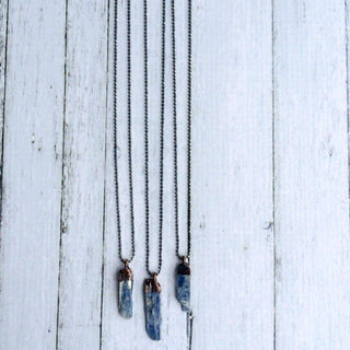 HAWKHOUSE NECKLACES Kyanite crystal necklace | Raw kyanite jewelry