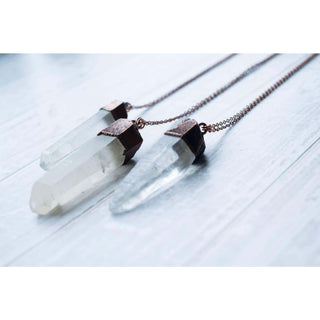 HAWKHOUSE NECKLACES Raw crystal necklace | Electroformed crystal necklace