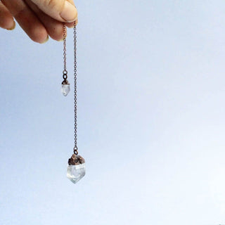 HAWKHOUSE EXTRAS Raw crystal pendulum | Electroformed crystal pendulum
