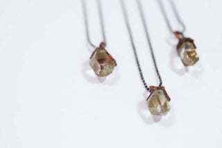 HAWKHOUSE NECKLACES SALE Raw crystal  | Electroformed crystal