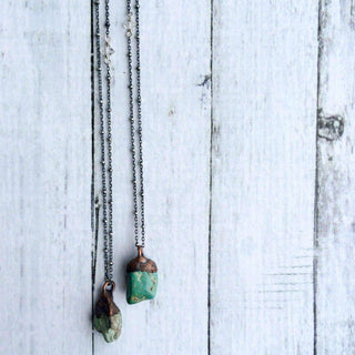 HAWKHOUSE NECKLACES Turquoise nugget necklace | Raw turquoise jewelry
