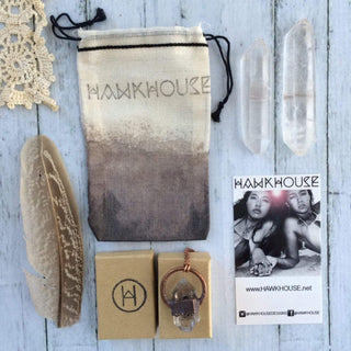 HAWKHOUSE LEATHER/VELVET NECKLACES Velvet arrowhead necklace | Raw crystal jewelry | Velvet crystal choker