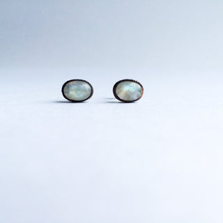 Moonstone earrings | Moonstone stud earrings