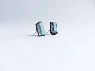 Aquamarine earrings | Aquamarine stud earrings