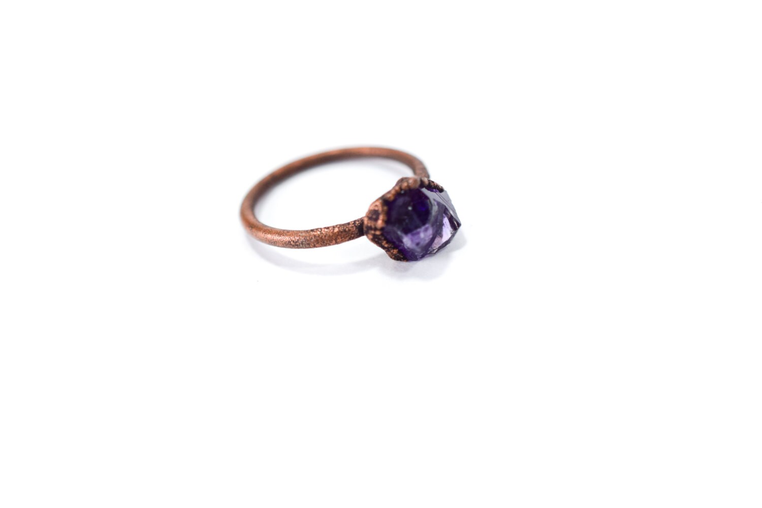 Amethyst ring | Amethyst birthstone jewelry