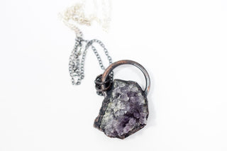 SALE Amethyst crystal necklace | February Birthstone Necklace