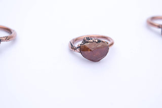 SALE Garnet ring | Orange Garnet ring