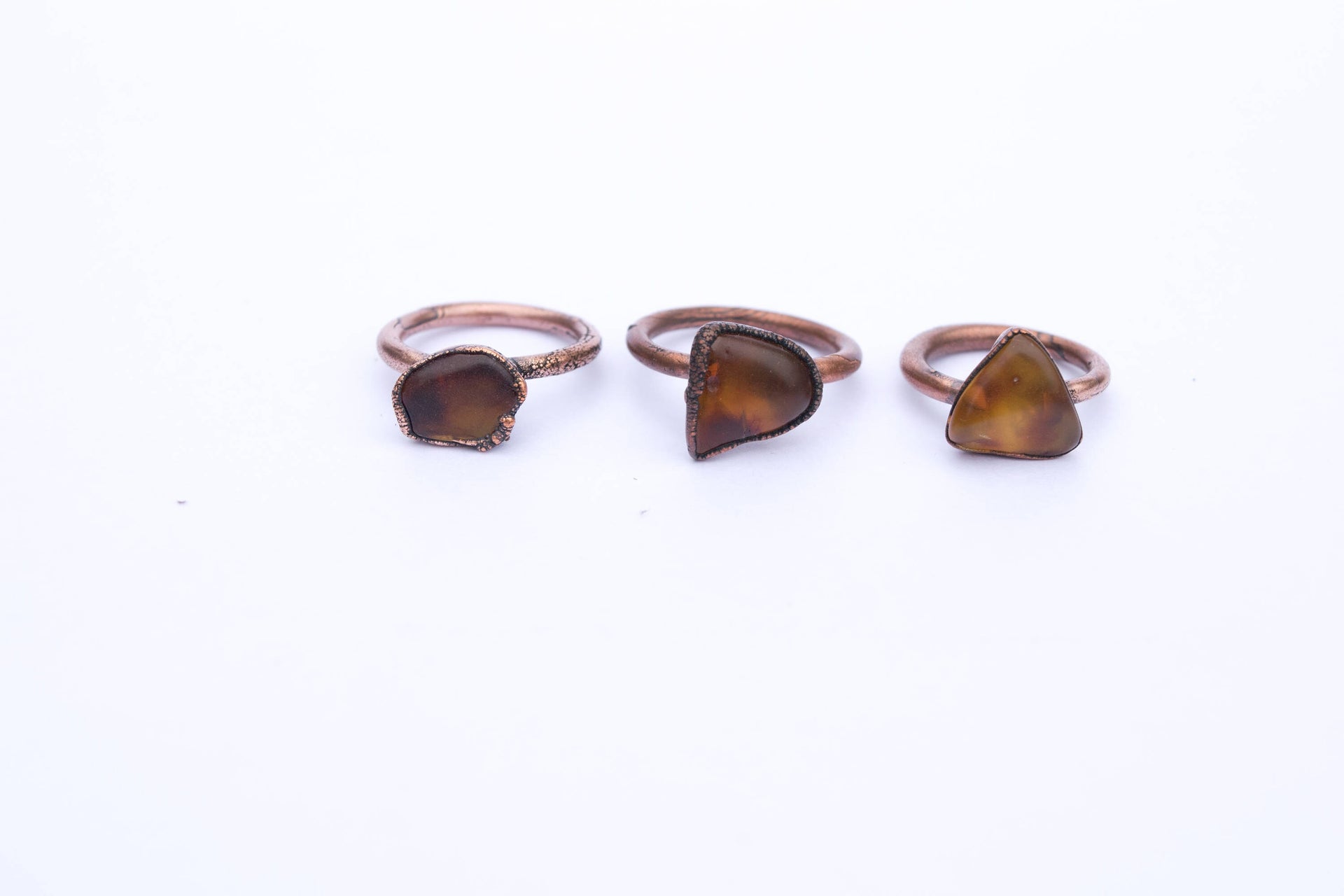 Raw amber ring | Baltic amber ring