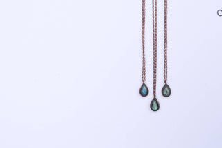 Labradorite necklace | Blue Labradorite necklace