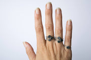 RAW sapphire ring | Blue sapphire ring