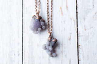 Grape Agate necklace | Agate jewelry