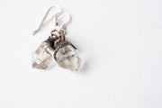 Raw crystal earrings | Quartz crystal earrings