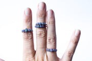 Multi Stone Ring | Grape Agate ring