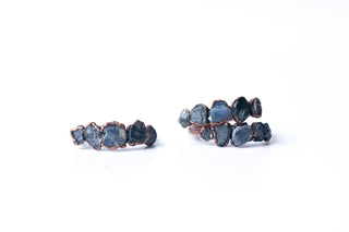 Multi Stone Ring | Raw sapphire ring