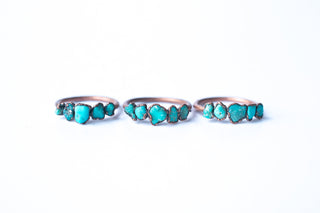Multi Stone Ring | Turquoise nugget ring