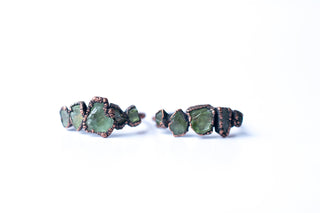 Multi Stone Ring | Green Peridot ring