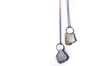 SALE Druzy necklace | Druzy crystal necklace