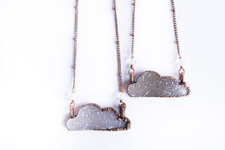 Druzy cloud necklace | Cloud necklace