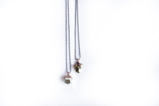 SALE Raw pyrite necklace | Pyrite necklace