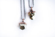 Raw pyrite necklace | Pyrite necklace