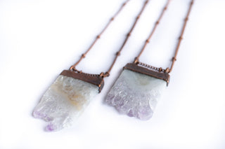 Amethyst crystal necklace | Amethyst necklace