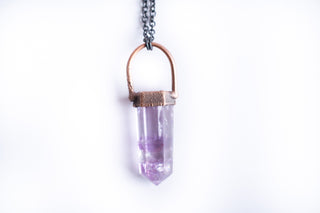 SALE Amethyst necklace | Polished amethyst necklace