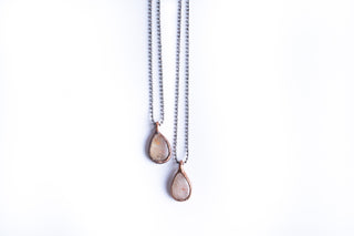 Sunstone necklace | Faceted sunstone necklace