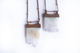 Amethyst crystal necklace | Amethyst necklace