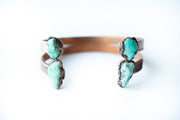 Turquoise Cuff Bracelet | Raw Mineral Cuff