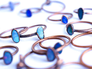 Opal stacking ring | Gemstone ring