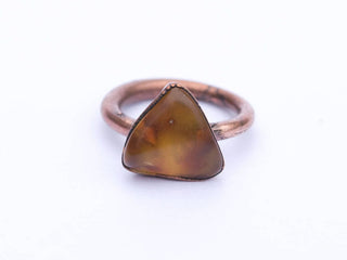 SALE Raw amber ring | Baltic amber ring