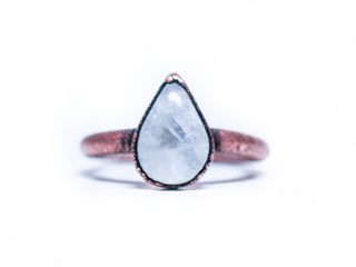 SALE Rainbow moonstone ring | Moonstone crystal ring