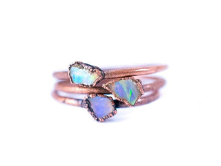 SALE opal ring | Rough opal ring