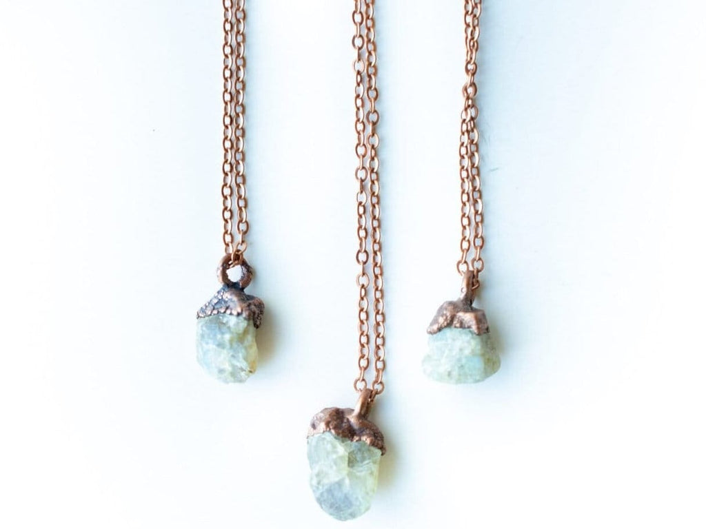 Raw Labradorite Necklace | Blue Labradorite necklace – HAWKHOUSE