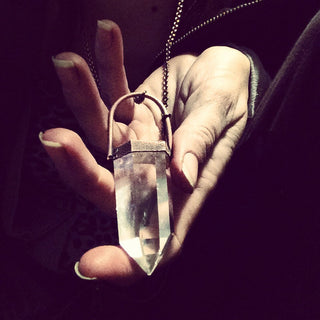 SALE crystal necklace | Electroformed crystal necklace