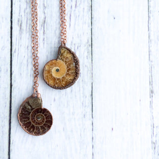 Madagasgar ammonite necklace | Raw ammonite necklace